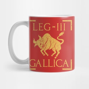 Legio III Gallica Taurus Bull Emblem Roman Legion Mug